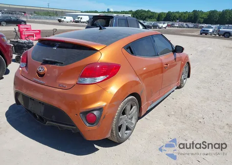 2015 Hyundai Veloster Turbo from USA, damaged, VIN KMHTC6AE7FU228107